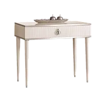 Стол туалетный узкий Римини СОЛО (Слоновая кость/Серебро) РМСТ-1(s)[9]