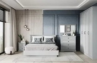 Спальня Валенсия серый 2