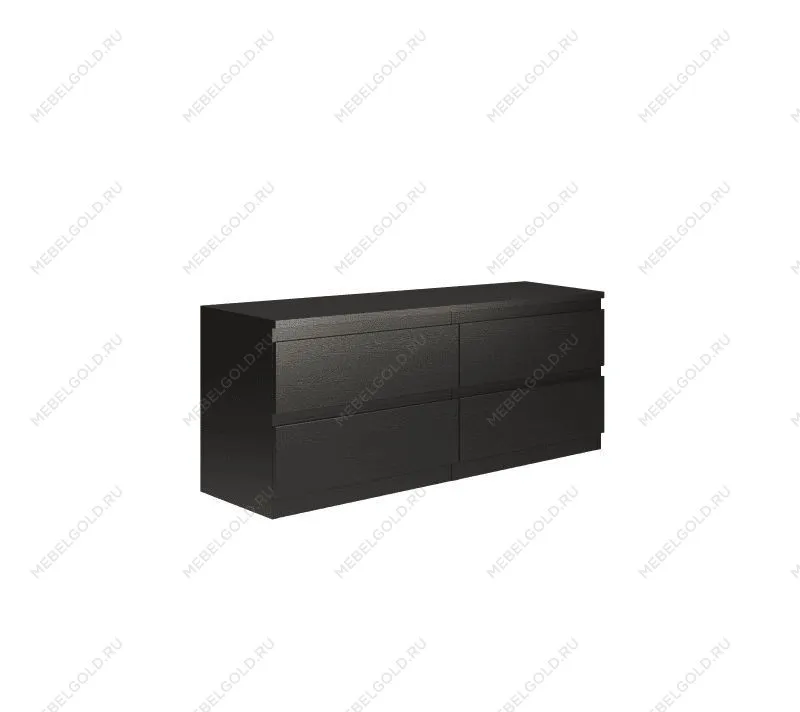 КАСТОР (KULLEN) тумба ИКЕА / IKEA 4 ящика Дуб Венге | изображение 1