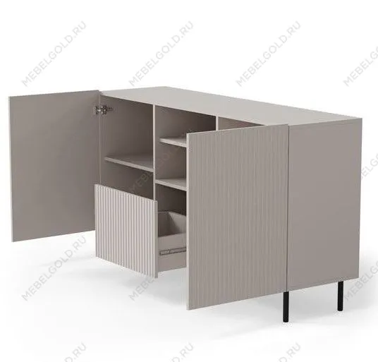 Комод Halmar PAXOS KM-1 (кашемир/черный) | изображение 5