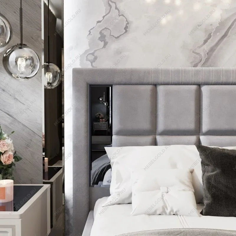 Кровать Замира 160x200 см серый камень | изображение 3