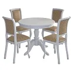 Стол Тейя (Белый/шпон бук) | изображение 2