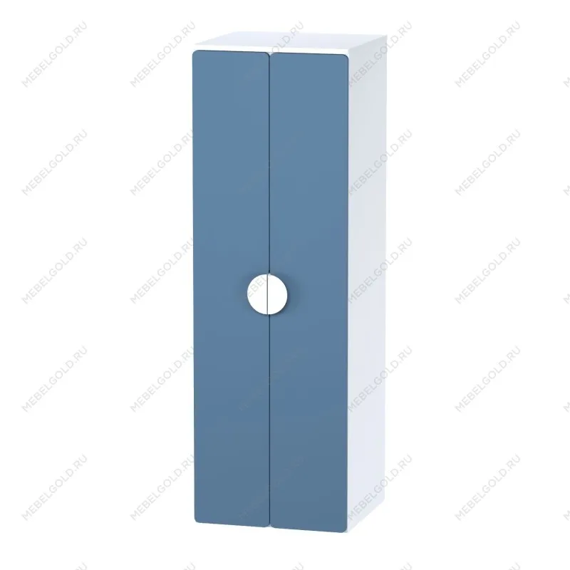 ПИКСИ шкаф распашной с 2 дверьми и полкой 60x57x183, озорной василек