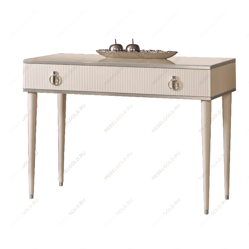 м. Марьина Роща - Стол туалетный Римини СОЛО (слоновая кость серебро) РМСТ-1 (s)