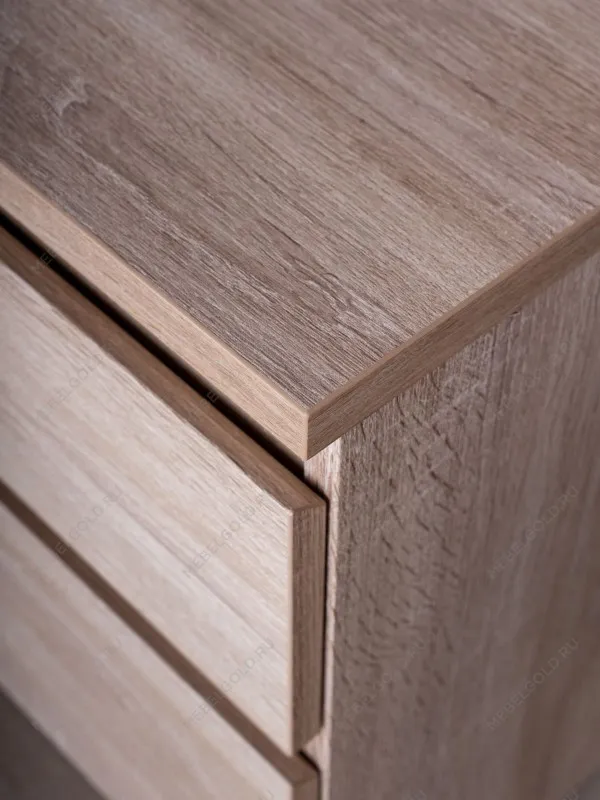 Тумба прикроватная Кастор, 2 ящика, 40х37х49 см, серая | изображение 7