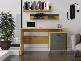 Стол письменный Грейс BIU2S