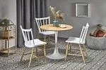 Стол обеденный Halmar STING (натуральный/белый) | изображение 4
