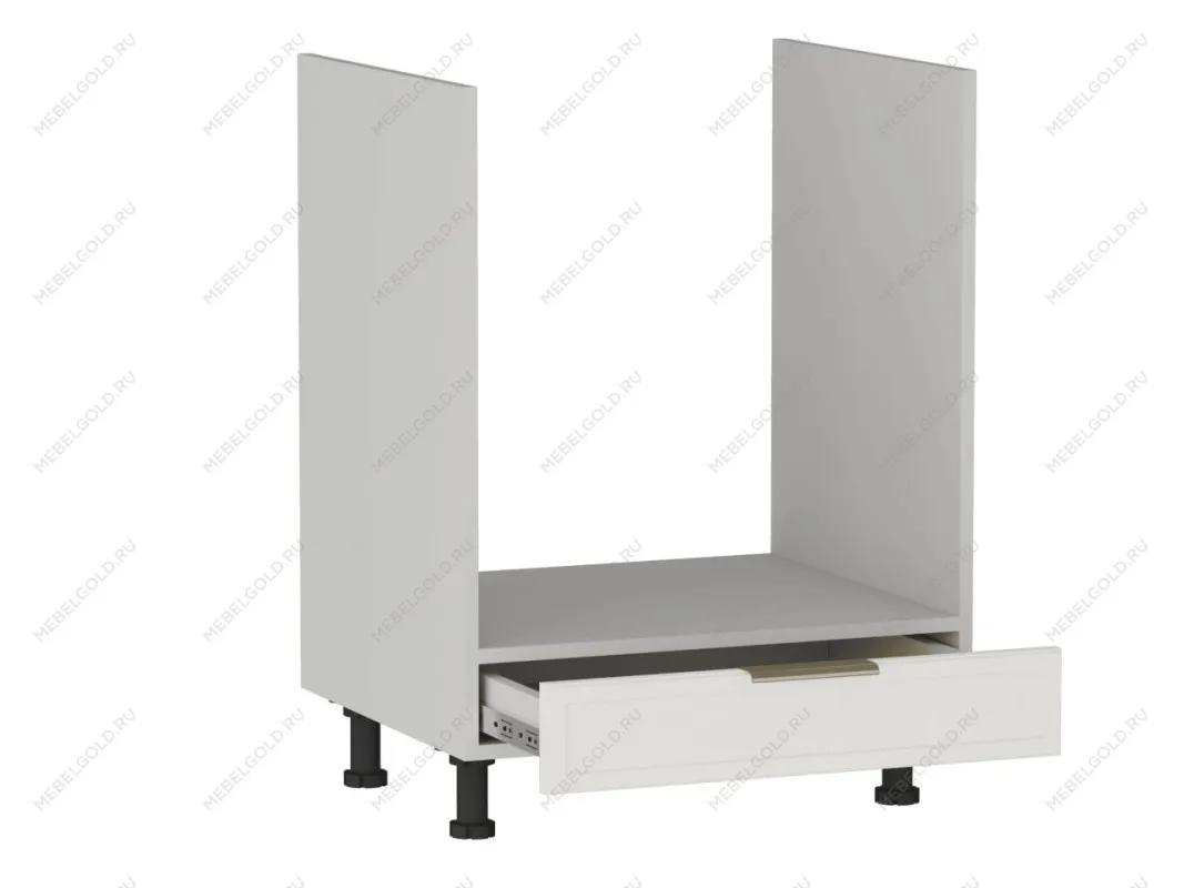 Стол под духовой шкаф СД-60, Берта (600*528*820) Экокожа Белый, 25313 | изображение 1