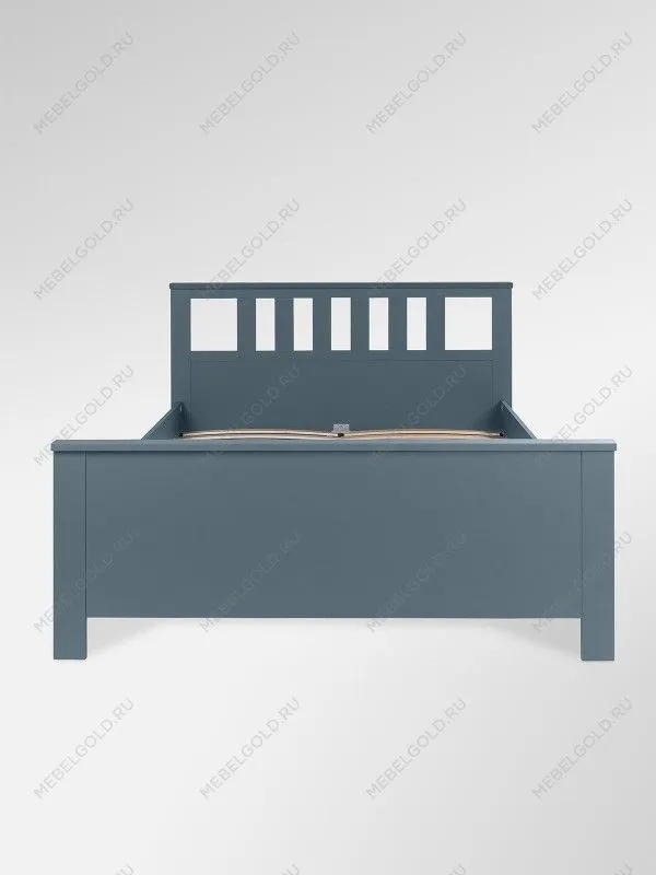 Кровать двуспальная Сага, 160х200 см, темно-бирюзовая | изображение 7