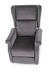 Кресло Halmar AGUSTIN 2 раскладное (серый) | изображение 3