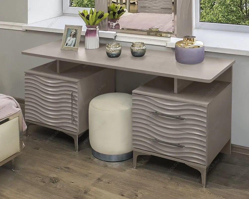 Туалетный столик Гравита серый камень глянец | изображение 4