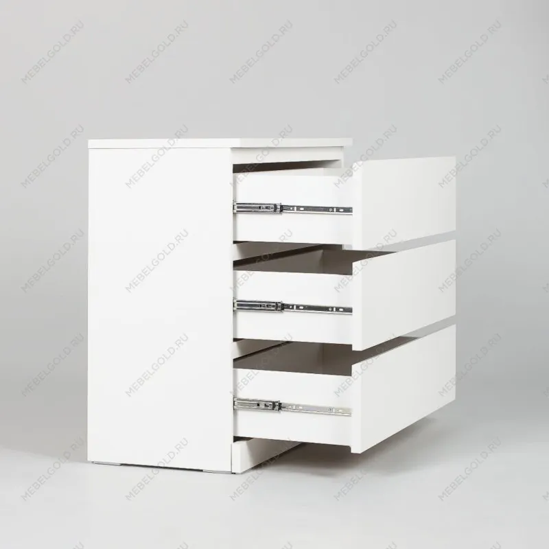 Комод Варма, 3 ящика, 80х78х40 см, эмаль белая | изображение 11