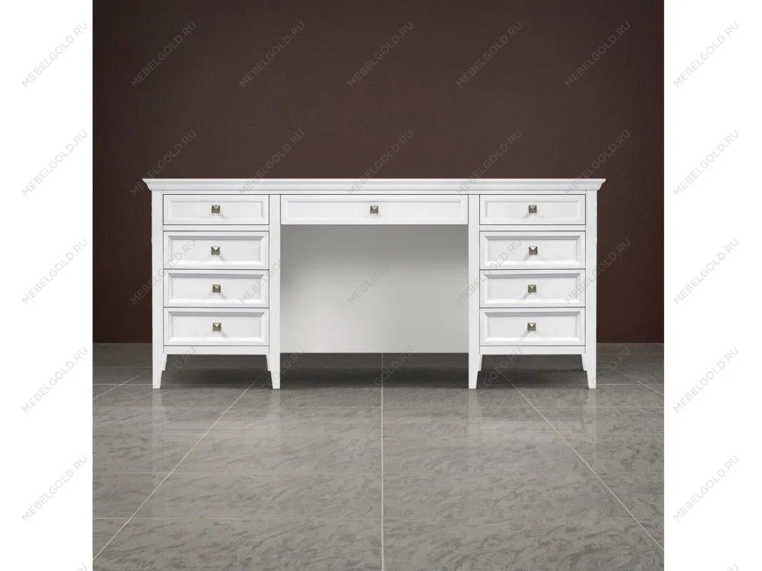 Стол письменный двухтумбовый Manhattan (Белый) | изображение 1