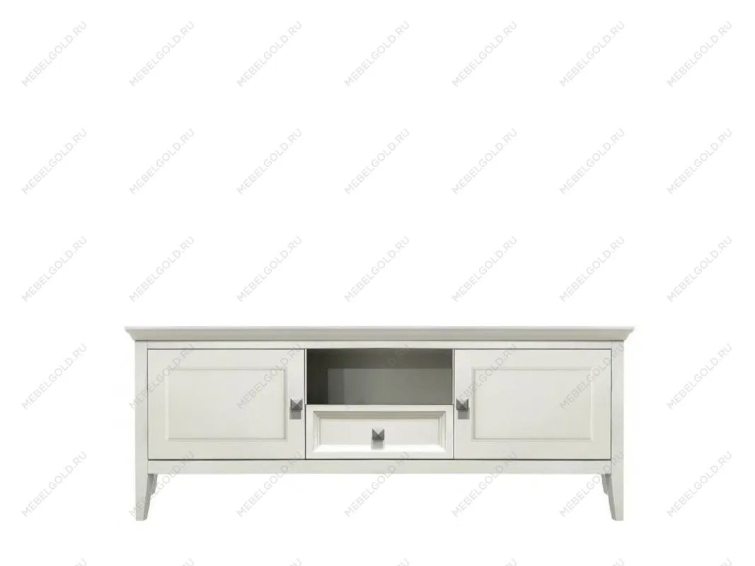 Тумба ТВ малая 1 ящик 2 дверцы Manhattan (Молочный)