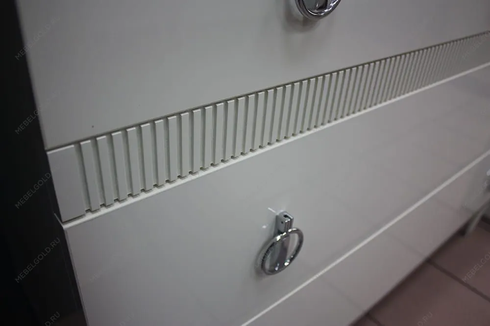 м. Марьина Роща - Стол туалетный Римини СОЛО (слоновая кость серебро) РМСТ-1 (s) | изображение 3