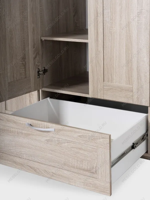 Шкаф Сириус, 4 двери и 1 ящик, 156х59х220 см, дуб сонома | изображение 2