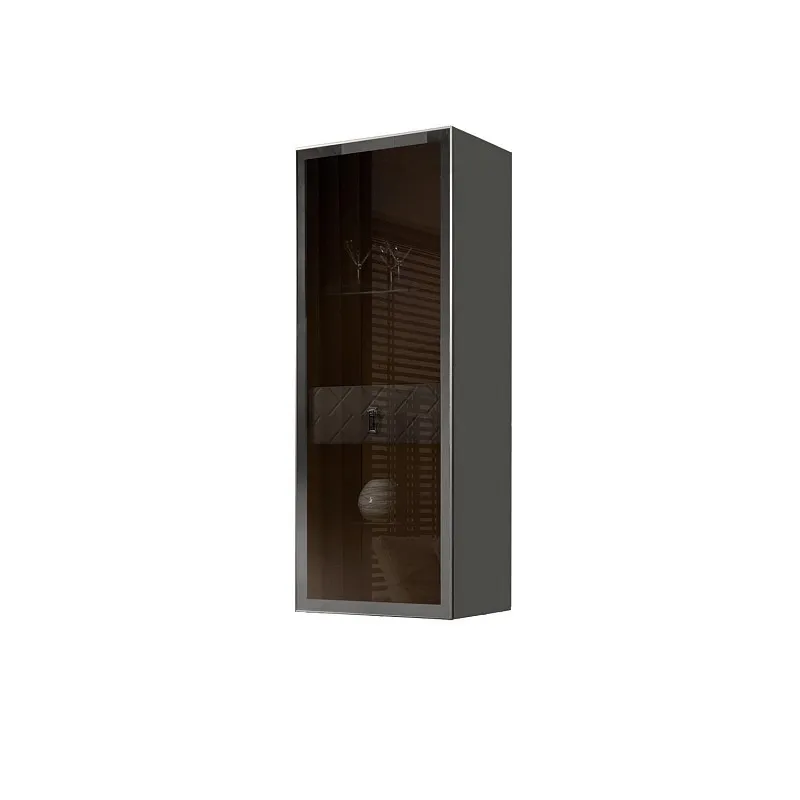 Витрина Bogemia Fly Fa (Серый/Хром) БМВ1-1С
