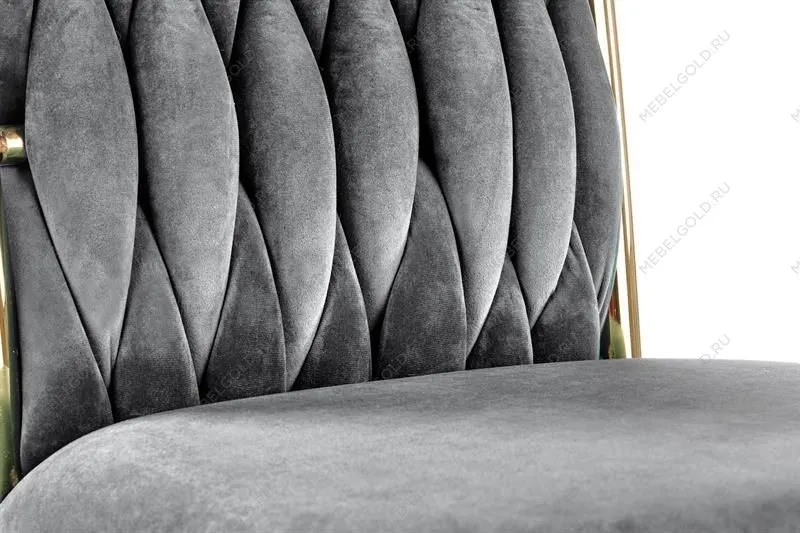 Стул кухонный Halmar K436 (серый/золотой) | изображение 6