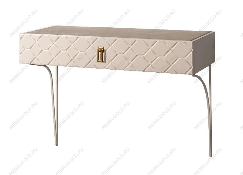 Стол туалетный (консоль) Bogemia Farfalle (Слоновая кость) (Novabuk/Золото) БМСТ-1(Fa)