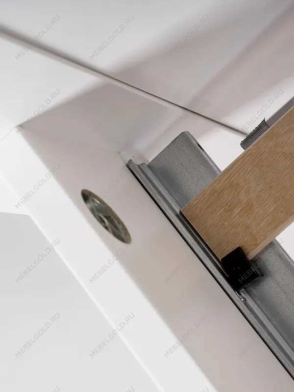 Кровать двуспальная Сага, 140х200 см, белая | изображение 4