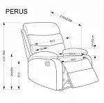 Кресло Halmar PERUS (бежевый) | изображение 11