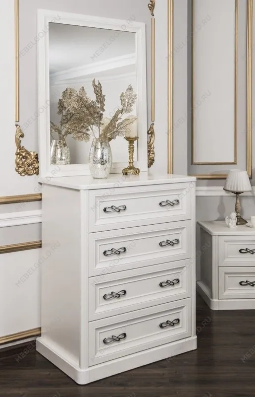 Спальня Мишель 4-ств белый матовый 1 | изображение 7