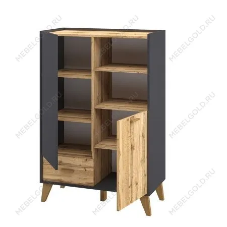 Шкаф комбинированный Сканди МН-036-07 Графит | изображение 1