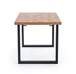 Стол обеденный Halmar HORUS раскладной (дуб светлый/черный) | изображение 1