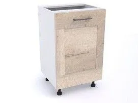 Стол С-50, Дублин (500*470*820) Дуб галифакс белый, 21604