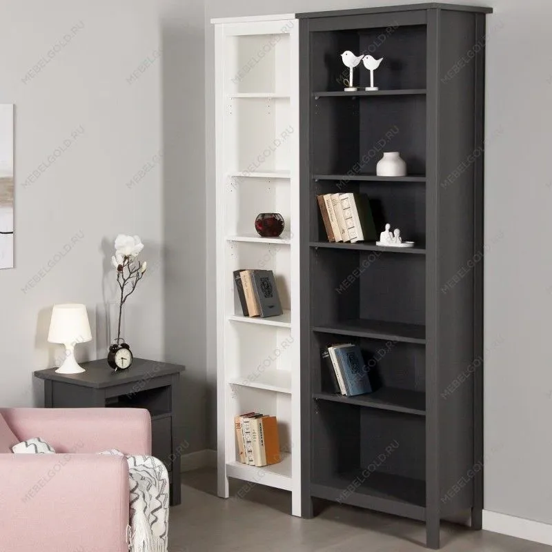 Стеллаж Сага, 70х42х215 см, серый | изображение 3