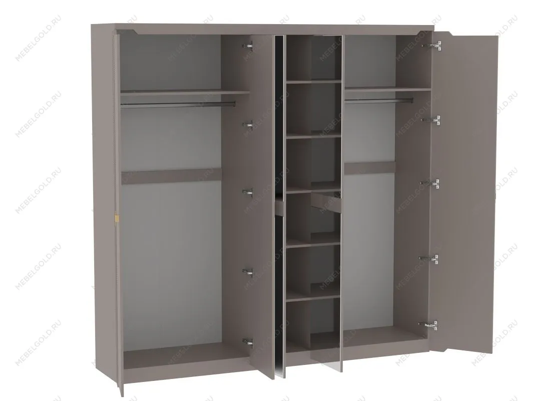 Шкаф 5 дверный, Сиде (2312*523*2304) Мокко, 12612 | изображение 1