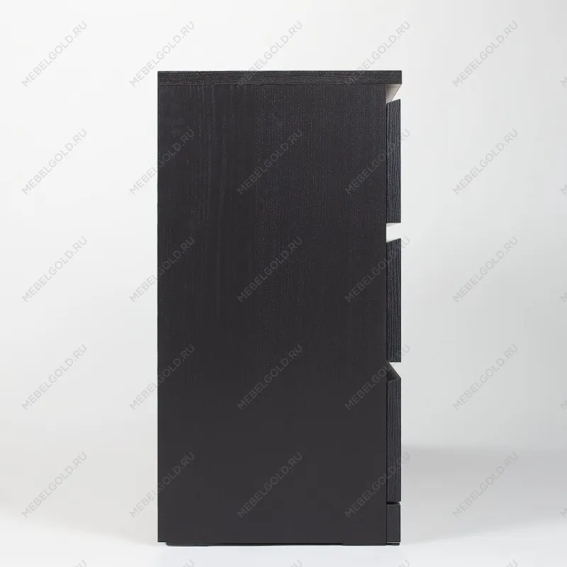 Комод Варма, 6 ящиков, горизонтальный, 160х78х40 см, шпон натурального дерева, ясень черный | изображение 13