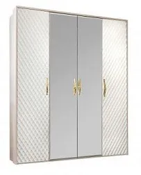 Балашиха - Шкаф Лара 4-дверный белый глянец