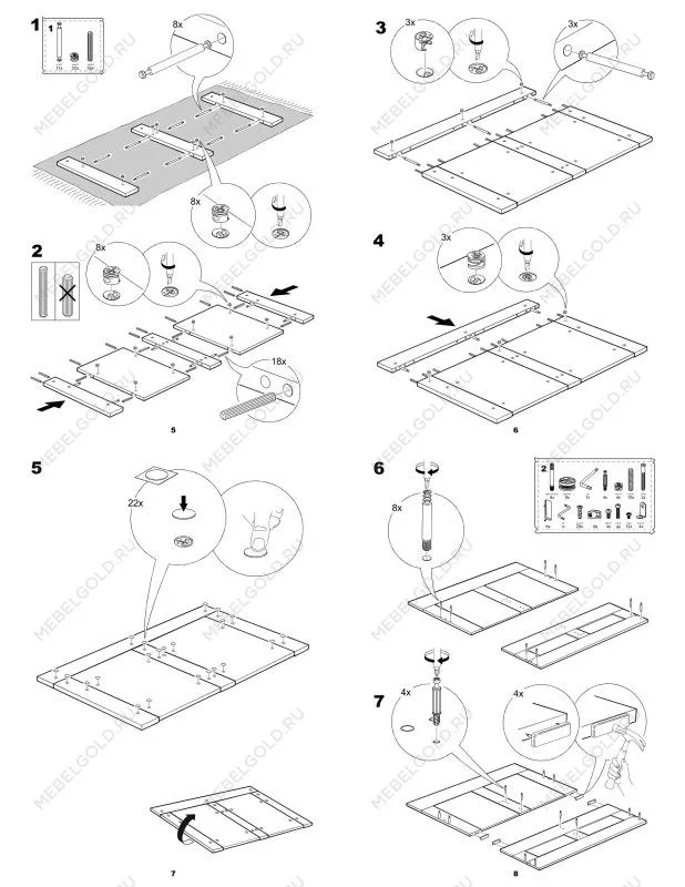 Кровать двуспальная Сириус, 160х200 см, черный, дуб венге | изображение 19