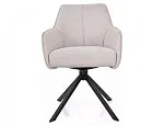 Стул кухонный Signal NOTTI Brego 22 поворотный (светло-бежевый/черный) | изображение 1
