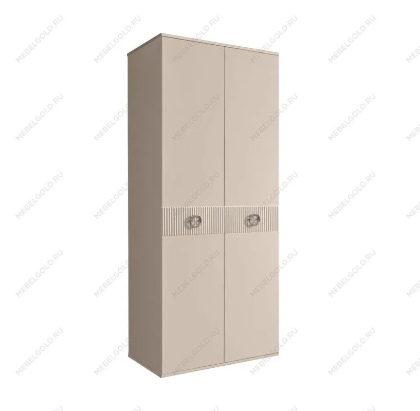 Шкаф 2-х дверный Bogemia Fillini (Ваниль/Хром) БМШ2/2(Fi)