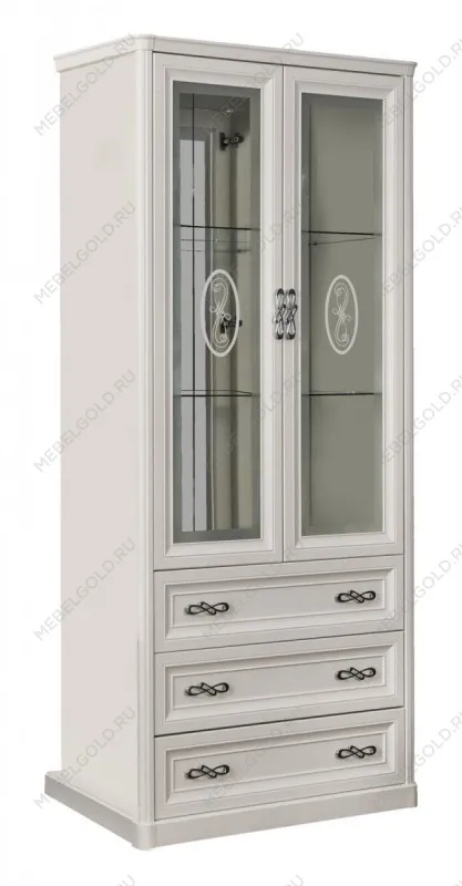 Витрина Мишель 2-ств белый матовый - Выставка Балашиха