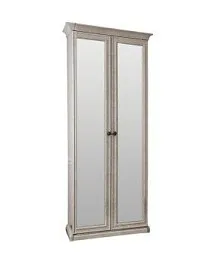 Шкаф Афина 2-дверный с зеркалом крем корень