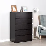 МАЛЬТА комод ИКЕА / IKEA 5 ящиков 80х121 Дуб Венге | изображение 5