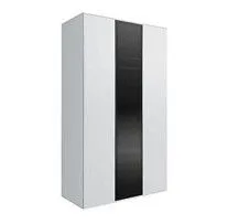 Шкаф 3-х дверный Bogemia Air (Белый/Черный) БМШ2/3(1)