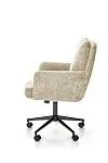 Кресло компьютерное Halmar FLORES (темно-бежевый/черный) | изображение 4
