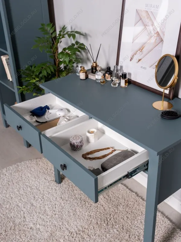 Стол туалетный Сага, 92х45, темно-бирюзовый | изображение 4