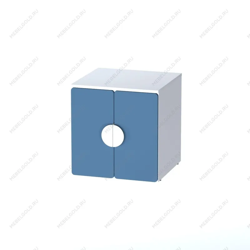 ПИКСИ шкаф распашной с 2 дверьми 60x57x63, озорной василек