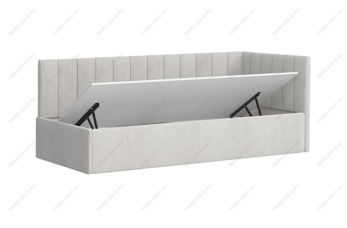 Кровать Сингл 90 угловая с подъемником. Цвет SIMPLE 29 | изображение 3