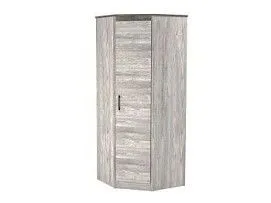 Шкаф угловой 2300, Денвер (879*879*2300) Риббек серый, 11731