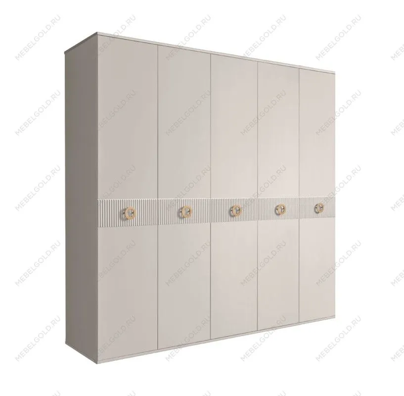 Шкаф 5-ти дв. Bogemia Fillini (Шелк/Золото) БМШ2/5(Fi)