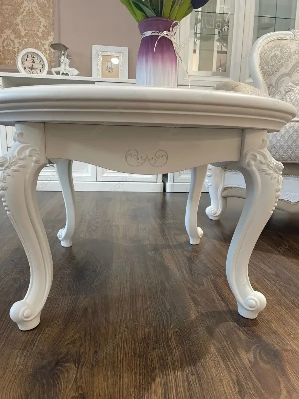 Столик круглый Мишель белый матовый | изображение 6