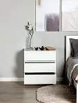 Комод Кастор, 3 ящика, 65х40х71 см, белый | изображение 3
