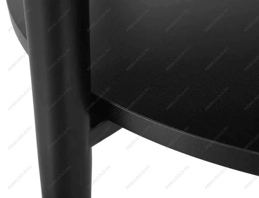 Стол журнальный Signal ELLA B (эффект белого мрамора/черный) 60/45 | изображение 2