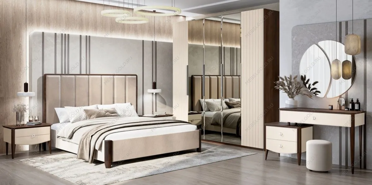 Спальня Жаклин 5-дверная бежевый